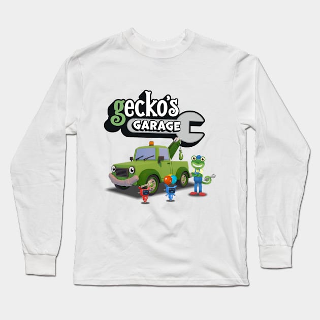 Geckos Garage Long Sleeve T-Shirt by peculiarbutcute